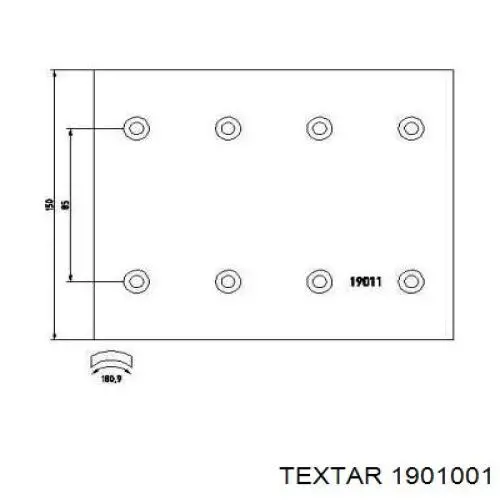 Накладка тормозная передняя (TRUCK) 1901001070 Jurid/Bendix