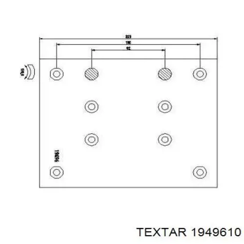 Купить MP362A7100 DON Накладка тормозная задняя (TRUCK)