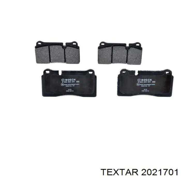 Купить 2021701 Textar Колодки тормозные
