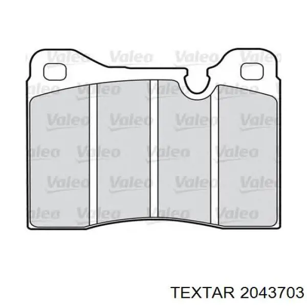 Тормозные колодки Textar 2043703