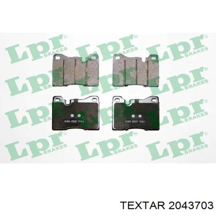 Колодки Textar 2043703 цена, от 29.53 USD