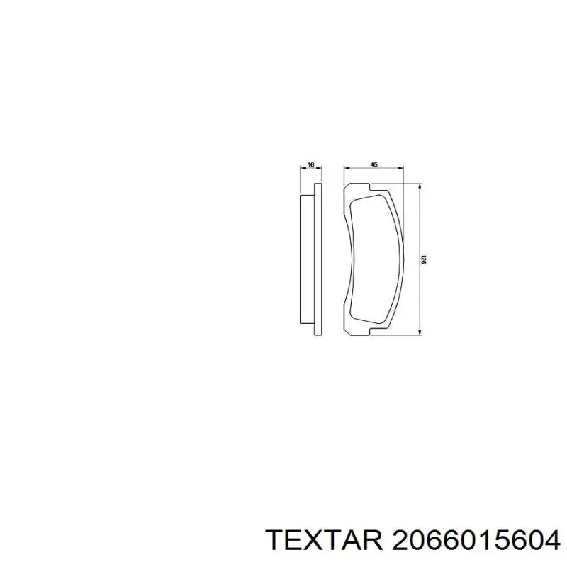 Купить 2066015604 Textar Колодки тормозные