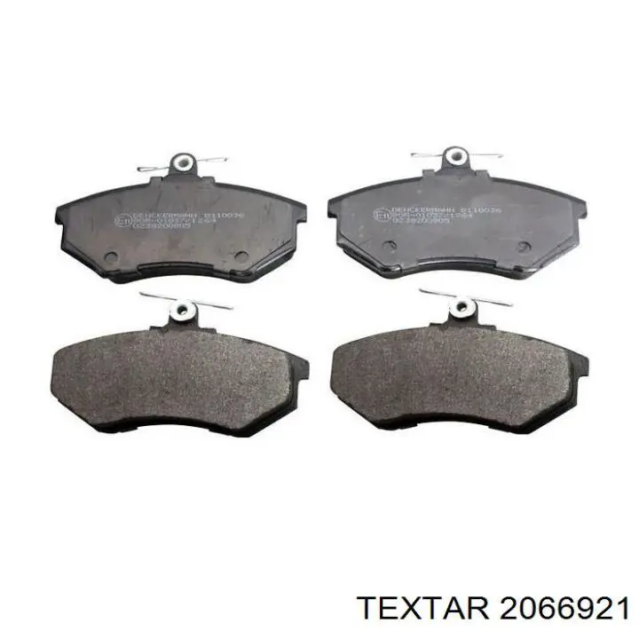 2066921 Textar Колодки передние