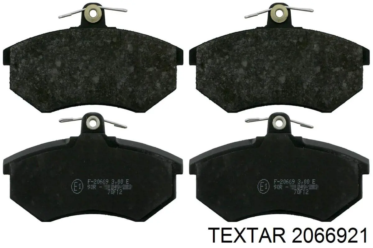 Купить 2066921 Textar Колодки тормозные