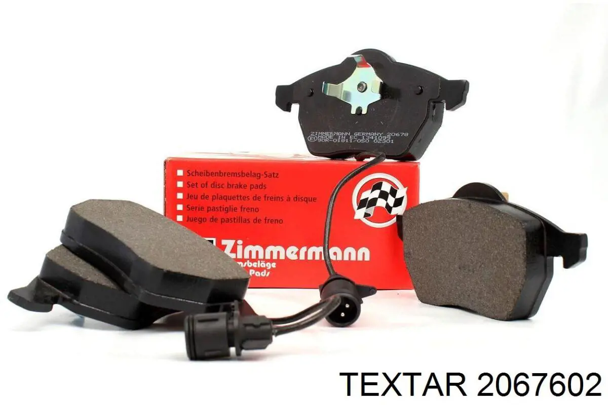 Передние тормозные колодки 2067602 Textar