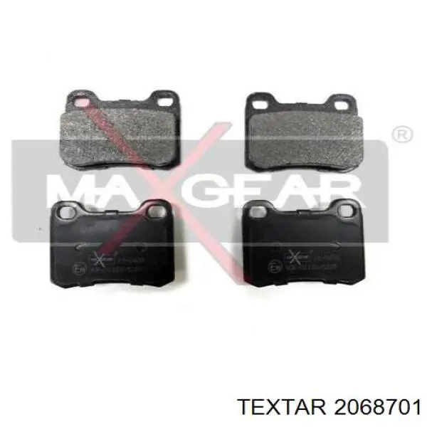 Задние дисковые колодки Textar 2068701