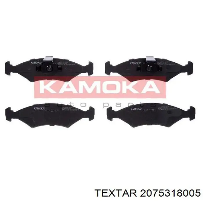Передние тормозные колодки 2075318005 Textar