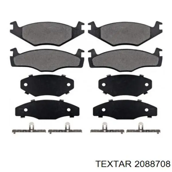 Тормозные колодки Textar 2088708
