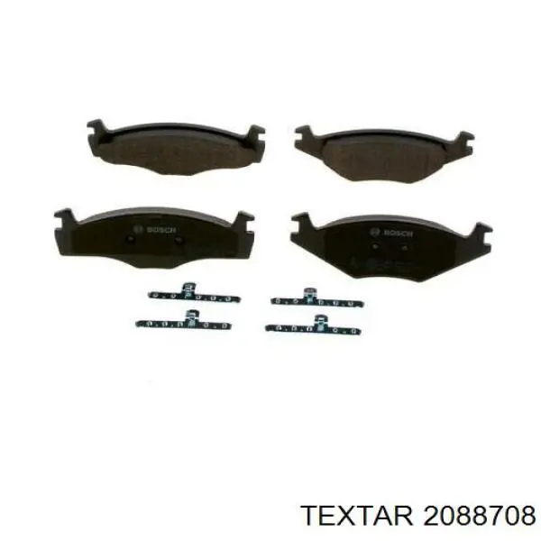 Купить 2088708 Textar Колодки тормозные