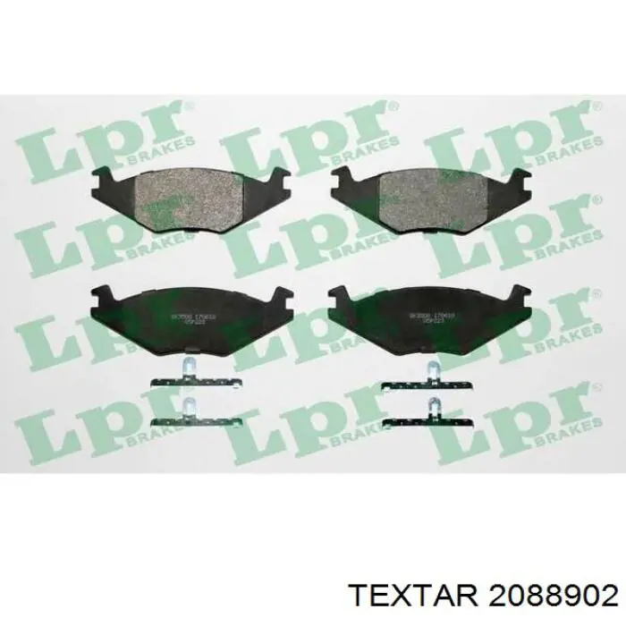 Колодки Textar 2088902 цена, от 13.18 USD