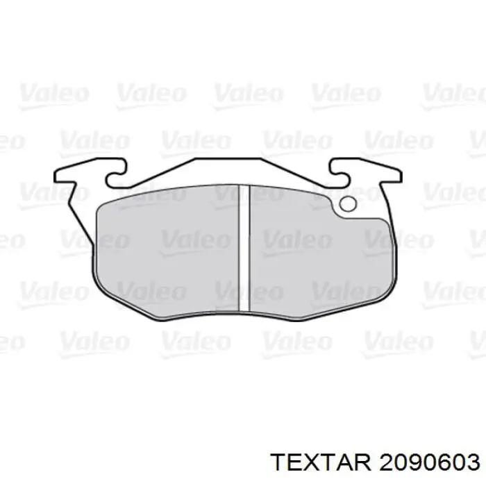 Передние тормозные колодки 2090603 Textar