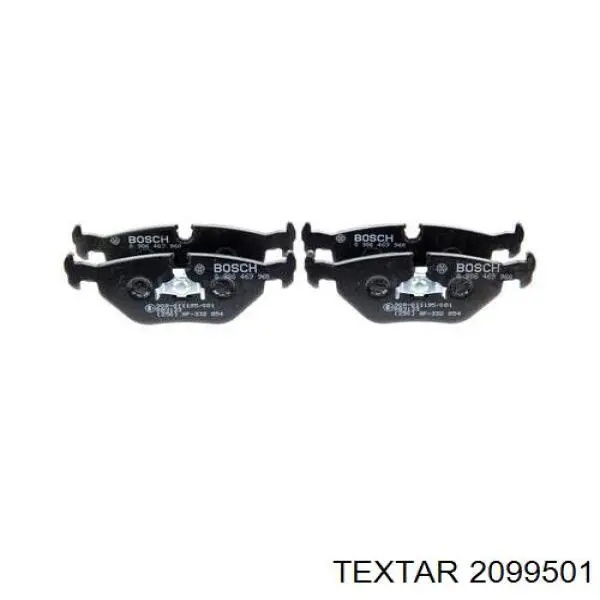 Колодки дисковые  Textar 2099501 цена, от 19.24 USD