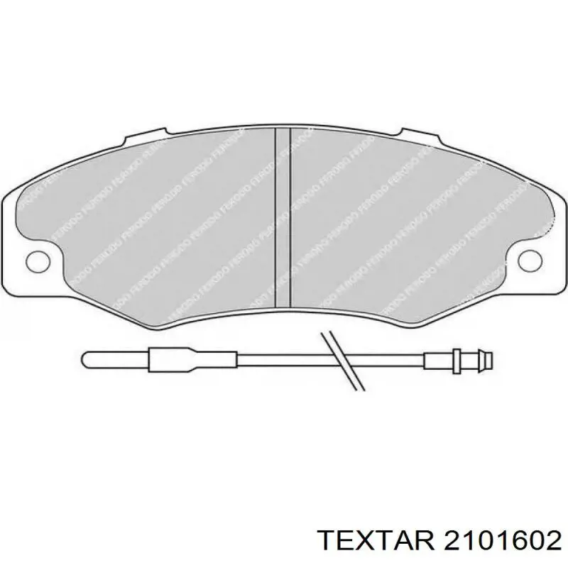 Колодки Textar 2101602 цена, от 15.76 USD