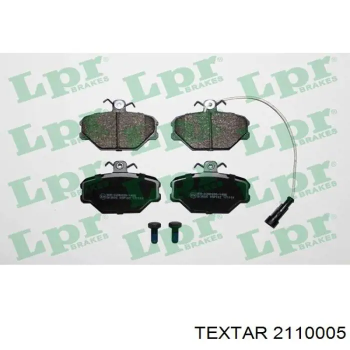 Колодки Textar 2110005 цена, от 12.71 USD