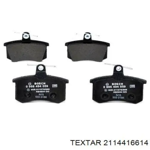 Колодки дисковые  Textar 2114416614 цена, от 14.59 USD