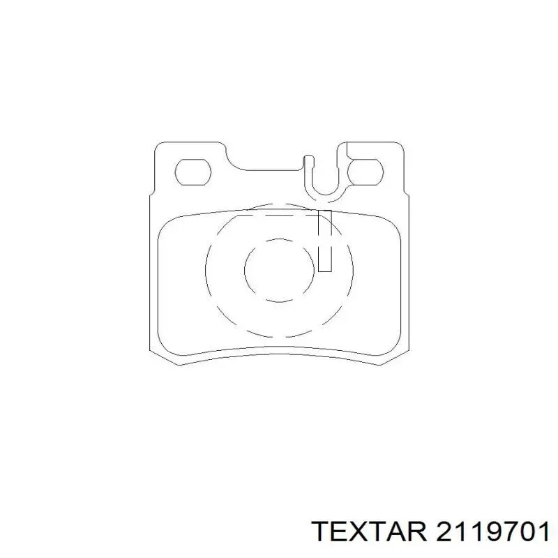 Колодки дисковые  Textar 2119701 цена, от 15.55 USD