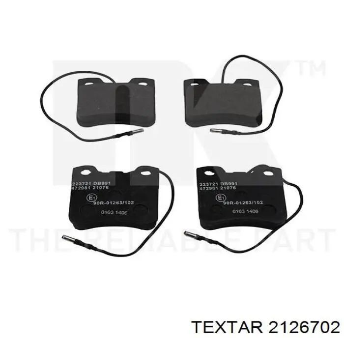 Колодки Textar 2126702 цена, от 6.64 USD