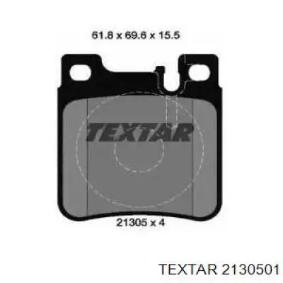Задние тормозные колодки 2130501 Textar
