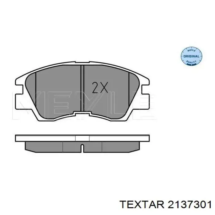 Купить 2137301 Textar Колодки тормозные