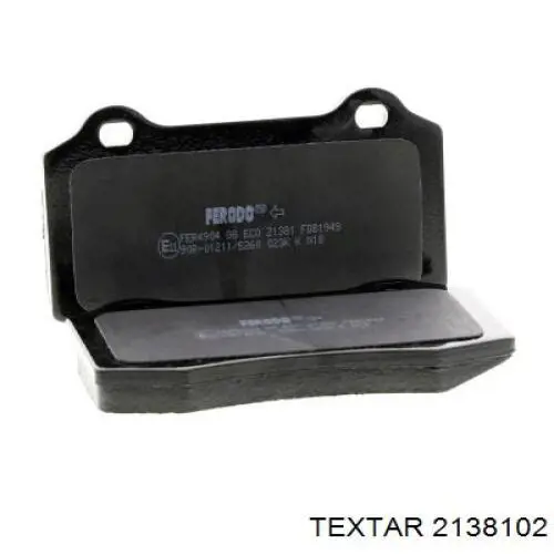 Купить 2138102 Textar Колодки тормозные задние, дисковые
