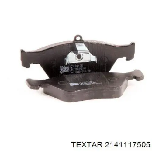 2141117505 Textar Колодки передние