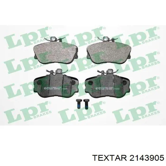Купить 2143905 Textar Колодки тормозные