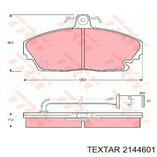 Колодки Textar 2144601 цена, от 17.80 USD