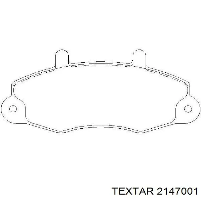 Купить 2147001 Textar Колодки тормозные