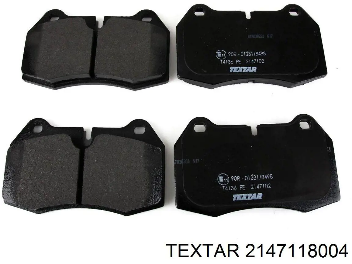 Передние тормозные колодки 2147118004 Textar