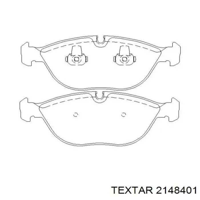 Купить 2148401 Textar Колодки тормозные