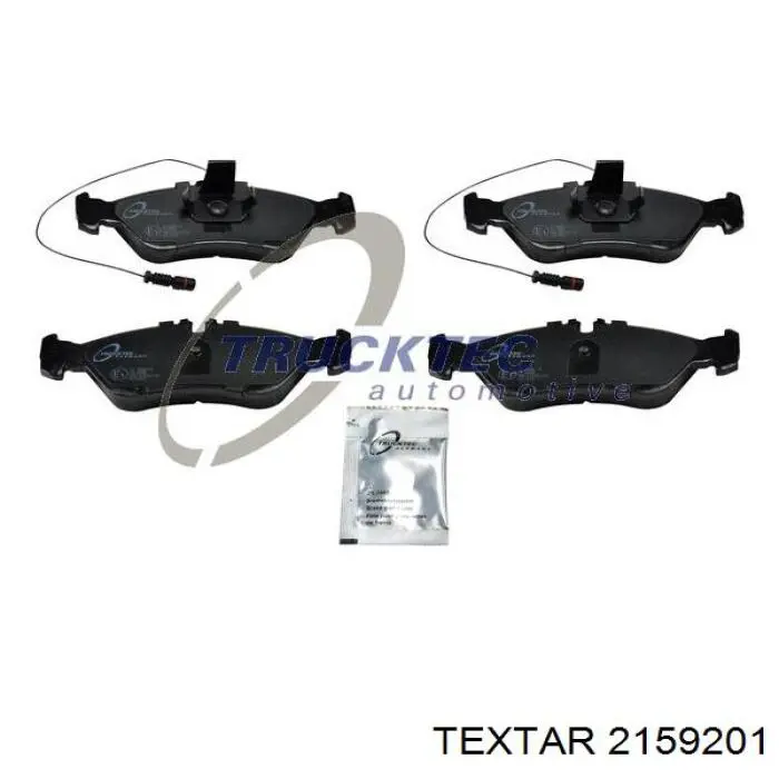 Задние тормозные колодки 2159201 Textar