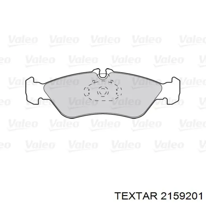 Купить 2159201 Textar Колодки тормозные задние, дисковые