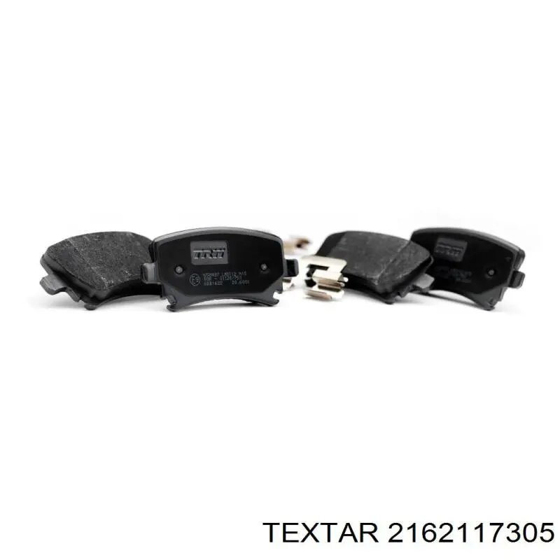 Купить 2162117305 Textar Колодки тормозные задние, дисковые