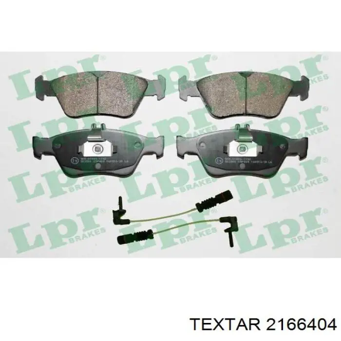 Передние тормозные колодки 2166404 Textar