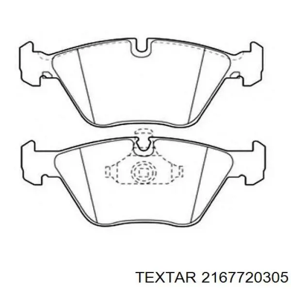2167720305 Textar Колодки передние