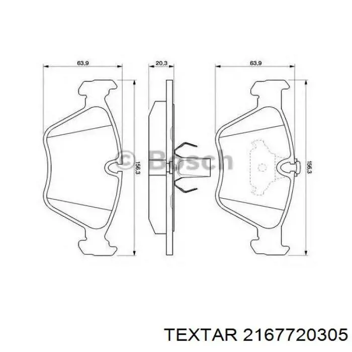 Колодки Textar 2167720305 цена, от 24.79 USD