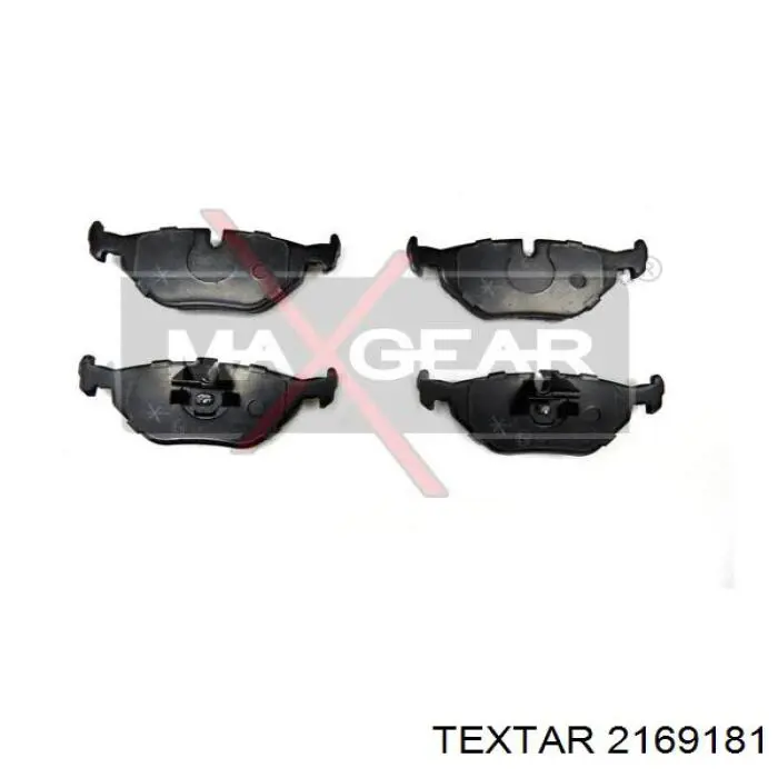Задние тормозные колодки 2169181 Textar