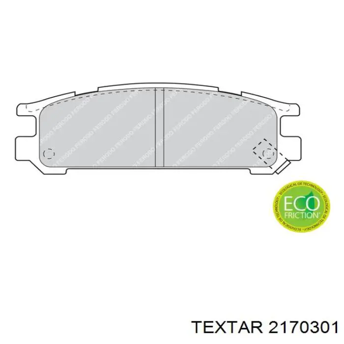 Колодки дисковые  Textar 2170301 цена, от 16.28 USD