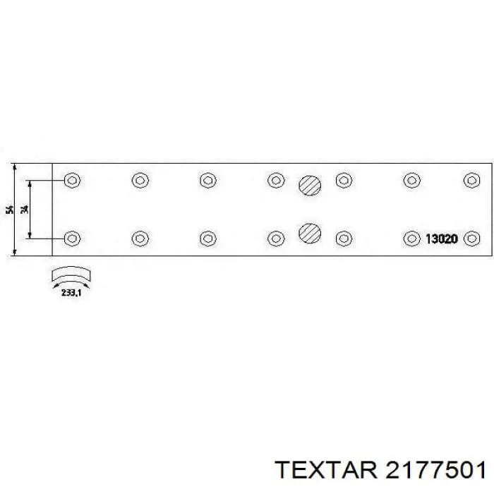 Купить 2177501 Textar Колодки тормозные