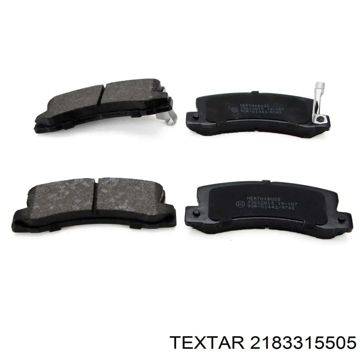 Купить 2183315505 Textar Колодки тормозные задние, дисковые