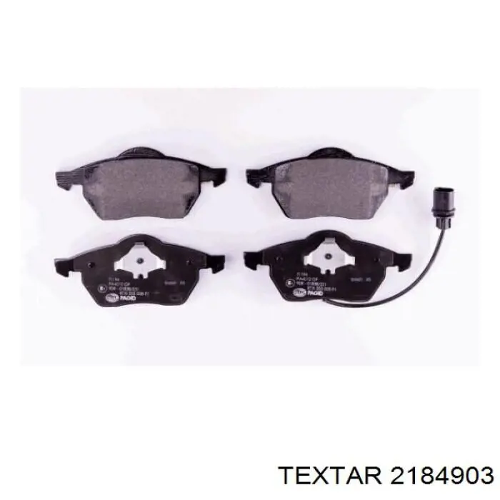Купить 2184903 Textar Колодки тормозные