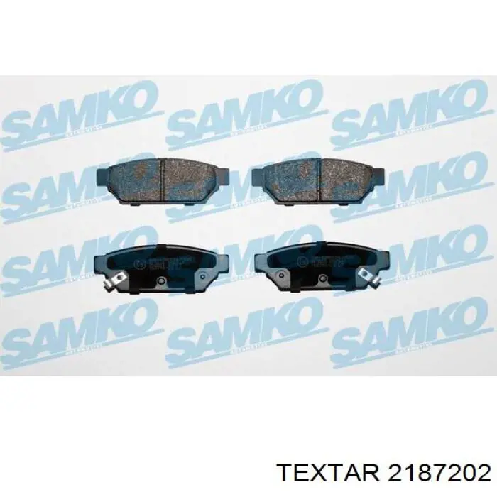 Купить 2187202 Textar Колодки тормозные задние, дисковые