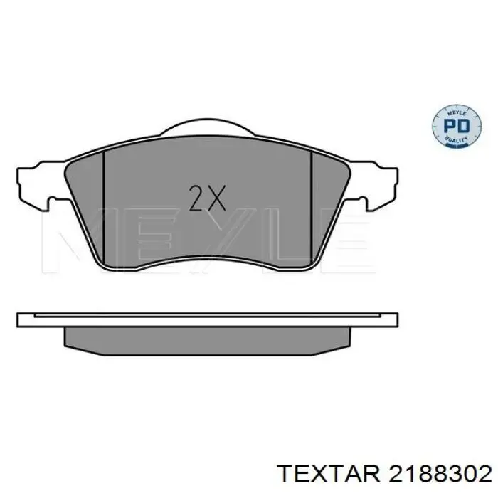 Купить 2188302 Textar Колодки тормозные