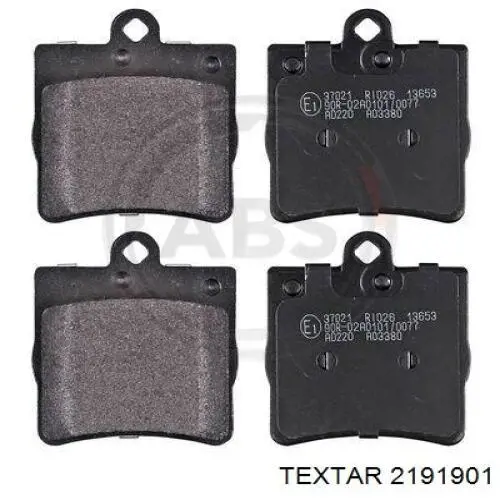 Колодки дисковые  Textar 2191901 цена, от 22.57 USD