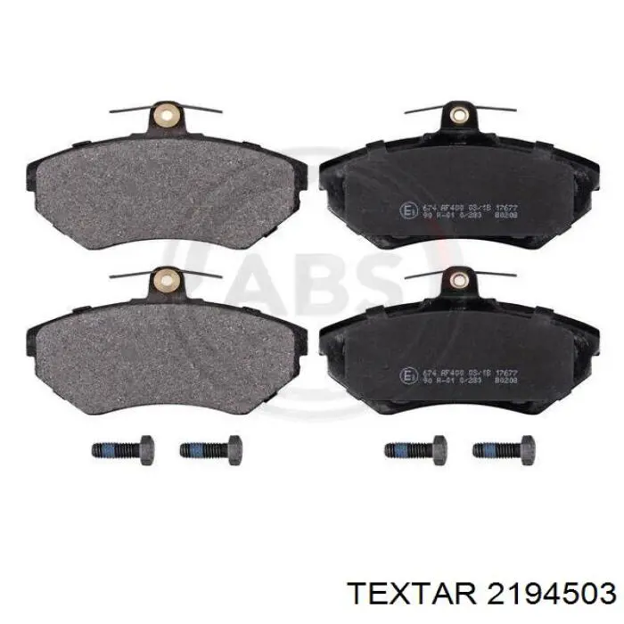 Купить 2194503 Textar Колодки тормозные