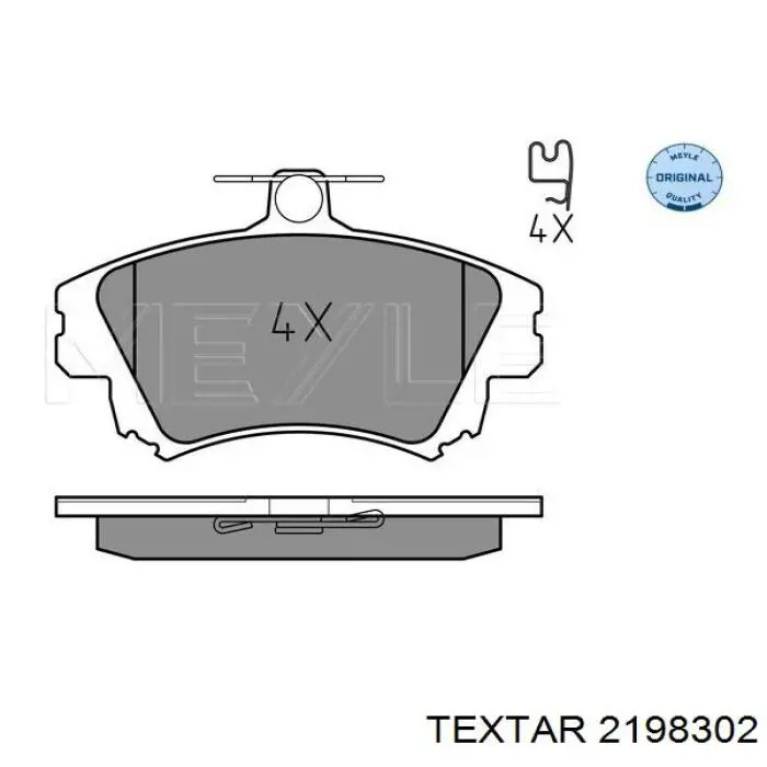 Колодки Textar 2198302 цена, от 15.73 USD