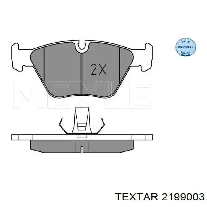 Купить 2199003 Textar Колодки тормозные