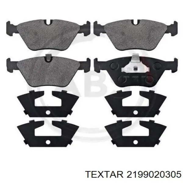 Тормозные колодки Textar 2199020305