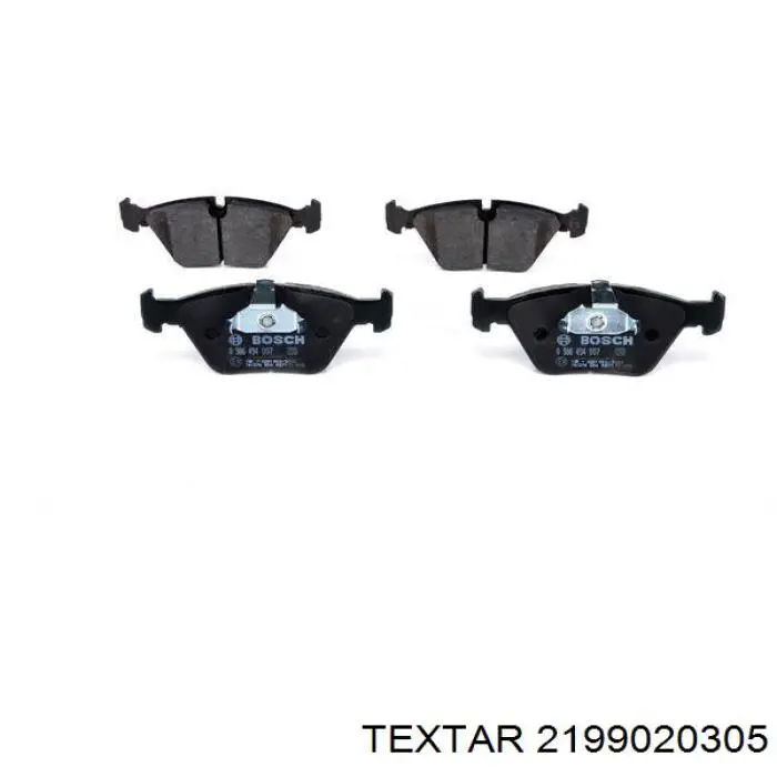 2199020305 Textar Колодки передние