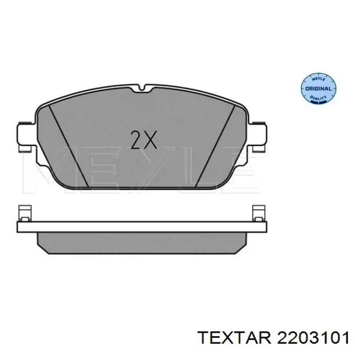 Колодки Textar 2203101 цена, от 57.68 USD